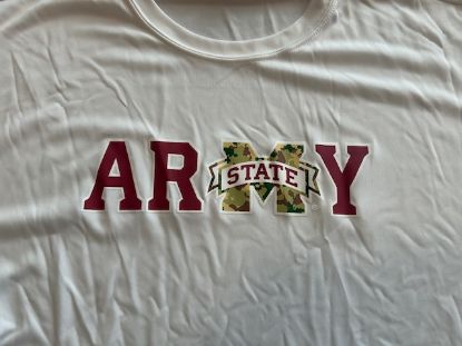 Picture of MSU ARMY ROTC Shirt (White, Dry Fit)
