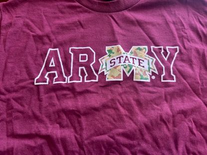 Picture of MSU ARMY ROTC Shirt (Maroon, Cotton Blend)