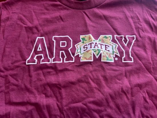 Picture of MSU ARMY ROTC Shirt (Maroon, Cotton Blend)